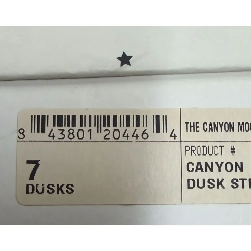 THE GREAT CANYON MOCCASIN in Stripe NWB Size 7